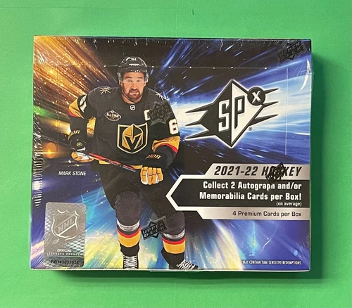 2021-22 UPPER DECK SPX HOCKEY SEALED HOBBY BOX