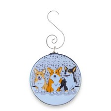 Welsh Corgi Mini Ornament Handmade Holiday Dog Christmas Tree Decoration 2.25"