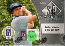 (1) 2021 Upper Deck Golf SP Game Used Factory Sealed Hobby Box (1 Pack -5 Cards)