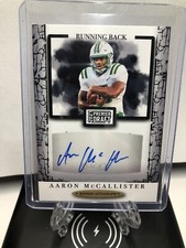 2021 SAGE HIT AARON McCALLISTER RC AUTO CHARLOTTE
