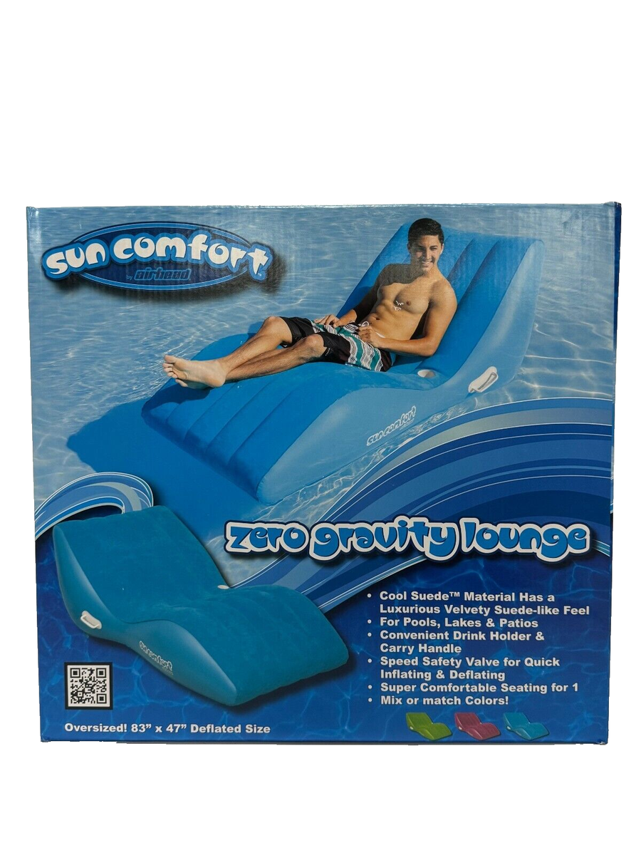 Airhead Zero Gravity Lounge Airhead Sun Comfort Cool Suede Zero Gravity ...