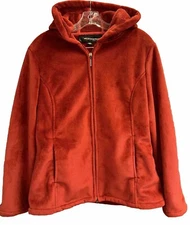 Sherpa & Weatherproof Garment CO  Burnt Orange Full Zip Coat M