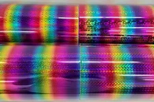 Gloss Rainbow Chrome 12" Cutting Letter Craft Permanent Adhesive Decal Vinyl