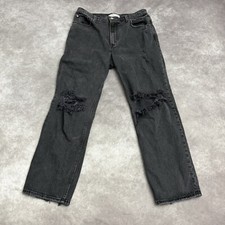 Abercrombie Fitch Womens Jeans Size 30/10S The 90s Straight Ultra High Rise