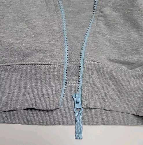 Tommy Bahama Jacket Girl XS 4 Gray Light Weight Zip Up Hooded Pockets - Picture 7 of 15
