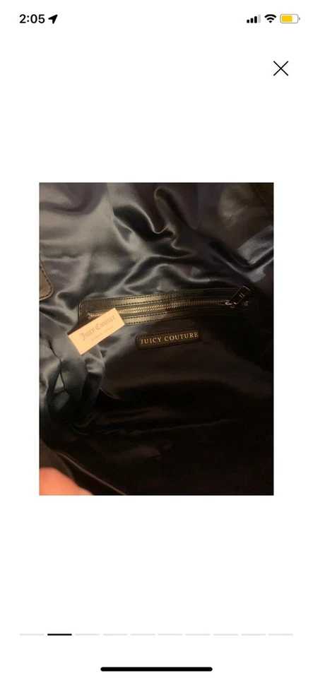 Bolso de Mano Mediano Vintage Juicy Couture Gris Estampado Pitón Cuero Bloqueo Giratorio Foto 2 de 4