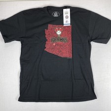 Arizona Diamondbacks Black T Shirt XL X-Large 100% Recycled Material MADE IN USA