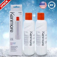 2 PACK Kenmore 9082 Replacement Refrigerator Filter, FREE SHIPPING