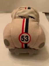 Disney Herbie The Love Bug Beanie Bean Bag Plush 8" Disney W/case