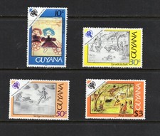 R5686 Guyane 1979 Art Dessins D'Enfants 4v. MNH