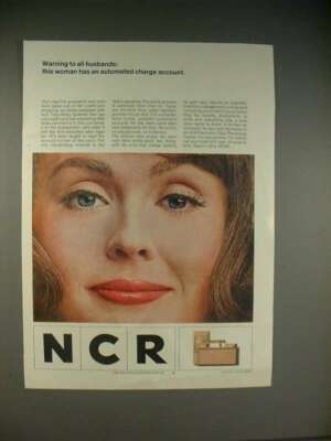 1965 NCR Total System Computer Ad - Warning to Husband