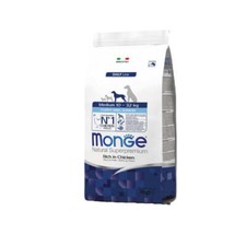 Cibo secco Monge Per Cuccioli di taglia Media Puppy&Junior Medium 10-32 Pollo.