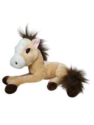 This That Brown Pony 10'' Plush Neighs Horse Sound Works Clean VGC Horse Lovers