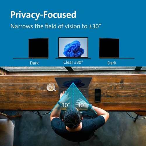 MagPro Magnetic Laptop Privacy Screen 14" – Anti-Glare & Blue Light Reduction - Photo 6/10