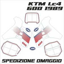  Ktm 600 lc4 1989 grafica in kristal