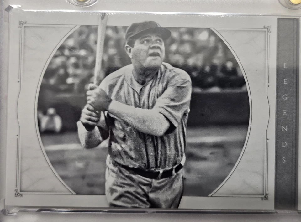 Panini National Treasures Babe Ruth 2015 ¡Juego usado! Pin Stripe!   Jersey, pinturas Foto 3 de 4