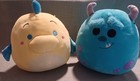 Lot Of 2 Disney Pixar Squishmallows 10" Flounder & 10" Sully Excellent Preowned — photo 2