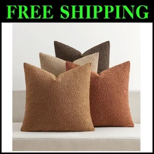Modern Farmhouse Decorative Pillow Cases - Pack of 4