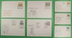 DR WHO 1990s RUSSIA ESTONIA 10 FDC BUILDING COMBO 4.80 R39646