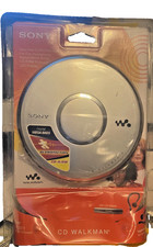 Sony CD Walkman D-EJ011 Silver Portable CD Player G-Protection Mega Bass New