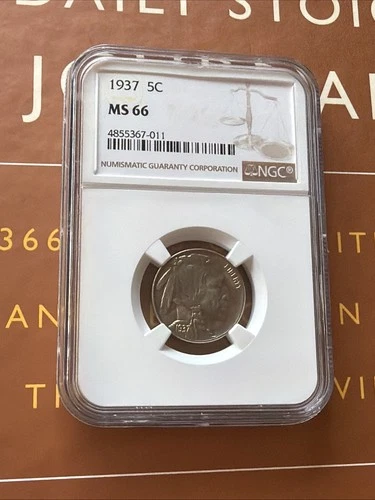 NGC 1937 MS66 Buffalo Nickel 🦬🇺🇸