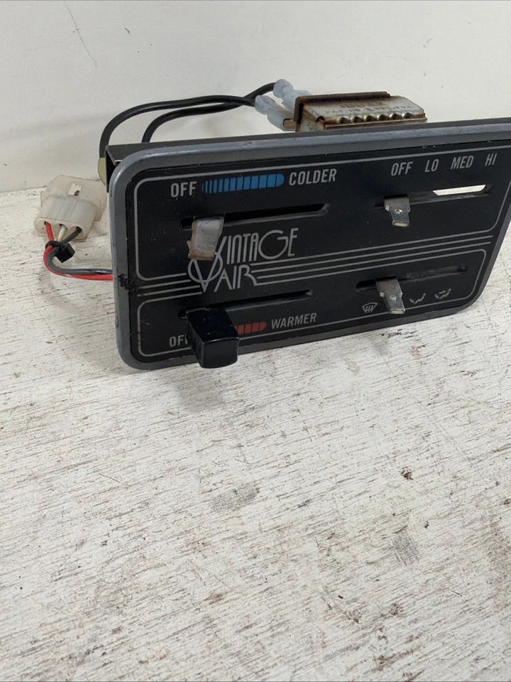 Vintage Air AC Base Model Horizontal 4-Lever Gen II 4 Level Control Panel Switch - Image 3 of 4