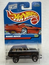 Hot Wheels 1997 Mainline/Collector #221 RANGE ROVER Black w/Chrome SB Spoke Whls