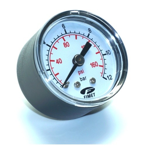 Manometer - Druckmanometer 12 bar 40 mm - 1-8 Zoll AG hinten