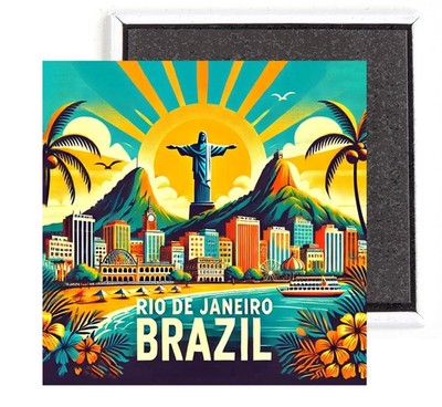 Rio de Janeiro Brazil FRIDGE MAGNET travel souvenir