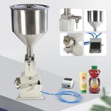 Pneumatic Filling Machine Filler For Shampoo Cosmetic Paste Liquid Oil Cream US