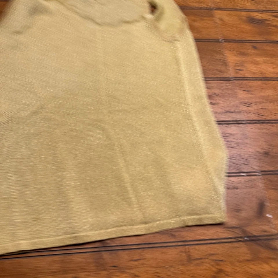 Camiseta sin mangas Colleen Lopez My Favorite tejida metálica dorada brillante para mujer pequeña Foto 4 de 4