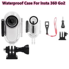 30m Waterproof Housing Shell Protective Cover Mount Adapter For Insta360 go 2 z