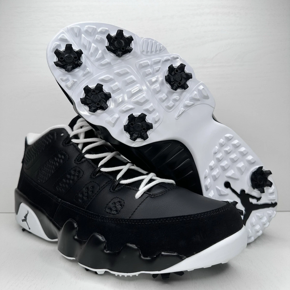 Nike Air Jordan 9 \'Barons\' NRG Low Golf Cleats FN6930-001 Men\'s Size 8.5 Nike Air Jordan 9  main image 2