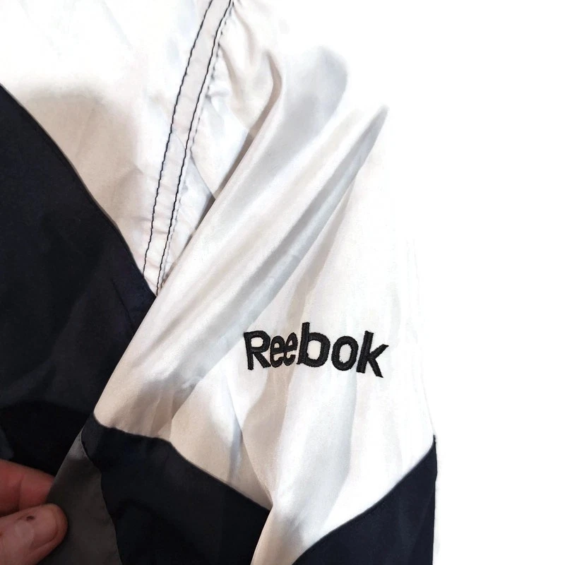 NFL Team Apparel Reebok Mens XL Houston Texans Rain Wind Breaker Jacket Zip Up - product detail image 4