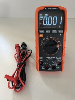 Klein Tools  1000-Volt Digital Multi-Meter, TRMS Auto-Ranging, Temp Model #MM720