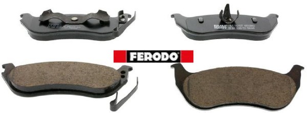 Ferodo FDB1660 Bremsbelagsatz FüR Scheibenbremse Bremsbelagsatz FüR Jeep-image