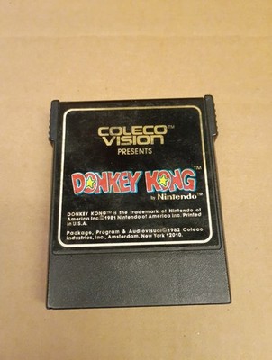 Vtg COLECO VISION DONKEY KONG Atari  1982  ARCADE GAMING DONKEY BY NINTENDO GAME