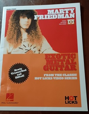 Marty Friedman Exotic Metal Guitar Lesson SHRED GUITAR Tab Book M/