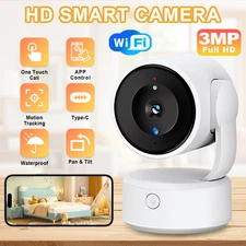 Ansvicam Security Camera Indoor 2K Pan Tilt WIFI Smart Person Pet Detection Tuya