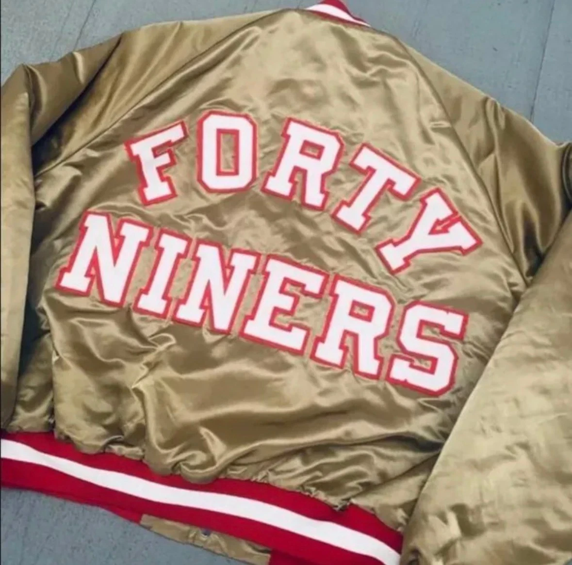 Vintage 90s San Francisco 49ers Satin Bomber Jacket - Limited sizes image 4