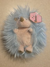 FAO Schwarz Plush 8" Sparklers Blue Hedgehog Woodland