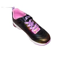 S Sport Skechers Yazmin Black Pink Multicolor Light Up Girls Youth Running 3Y