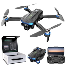 3PC Battery RC Drone 4K Professional Dual Camera 6CH Foldable Drone Obstacle Avo