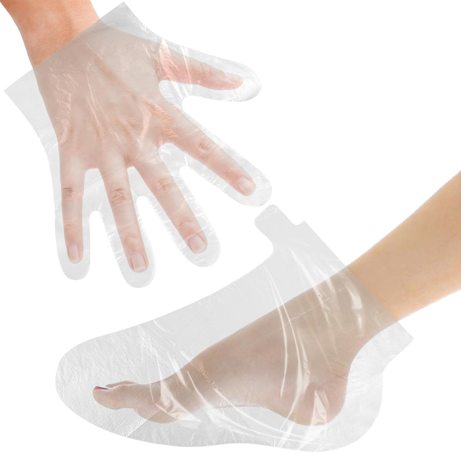 200 Pcs Paraffin Wax Liners for Feet and Hand, Disposable Pa