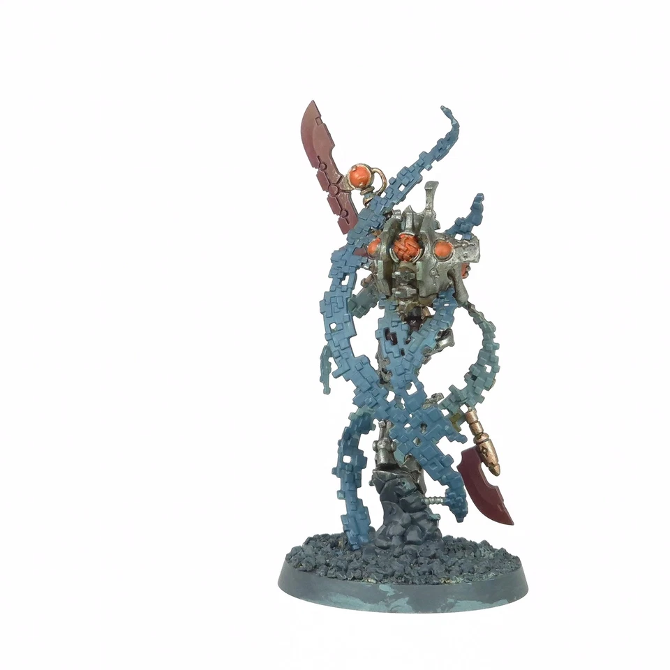 Overlord with Translocation Shroud Painted Mephrit Necrons Warhammer 40k - Image 2 of 4