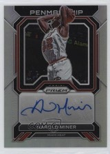 2022-23 Panini Prizm Penmanship Silver Prizm Harold Miner #PNM-HAR Auto 13v5