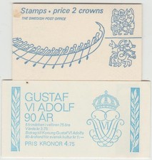 Sweden  2 Mint Complete Booklets  1967 Bronze Age  1972 King Birthday