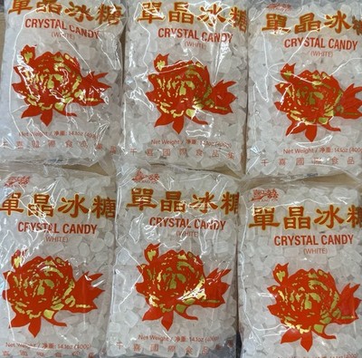 Crystal Candy In Small Size 冰糖 14oz X 6 Bags Rock Candy Styles