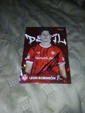Trading Card signiert Leon Robinson 1.FC Kaiserslautern NEU On Card (6)