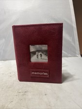 Red Suede Pioneer Photo Albums Inc. Memories Album 52 Pages - 208 Pictures 4X6